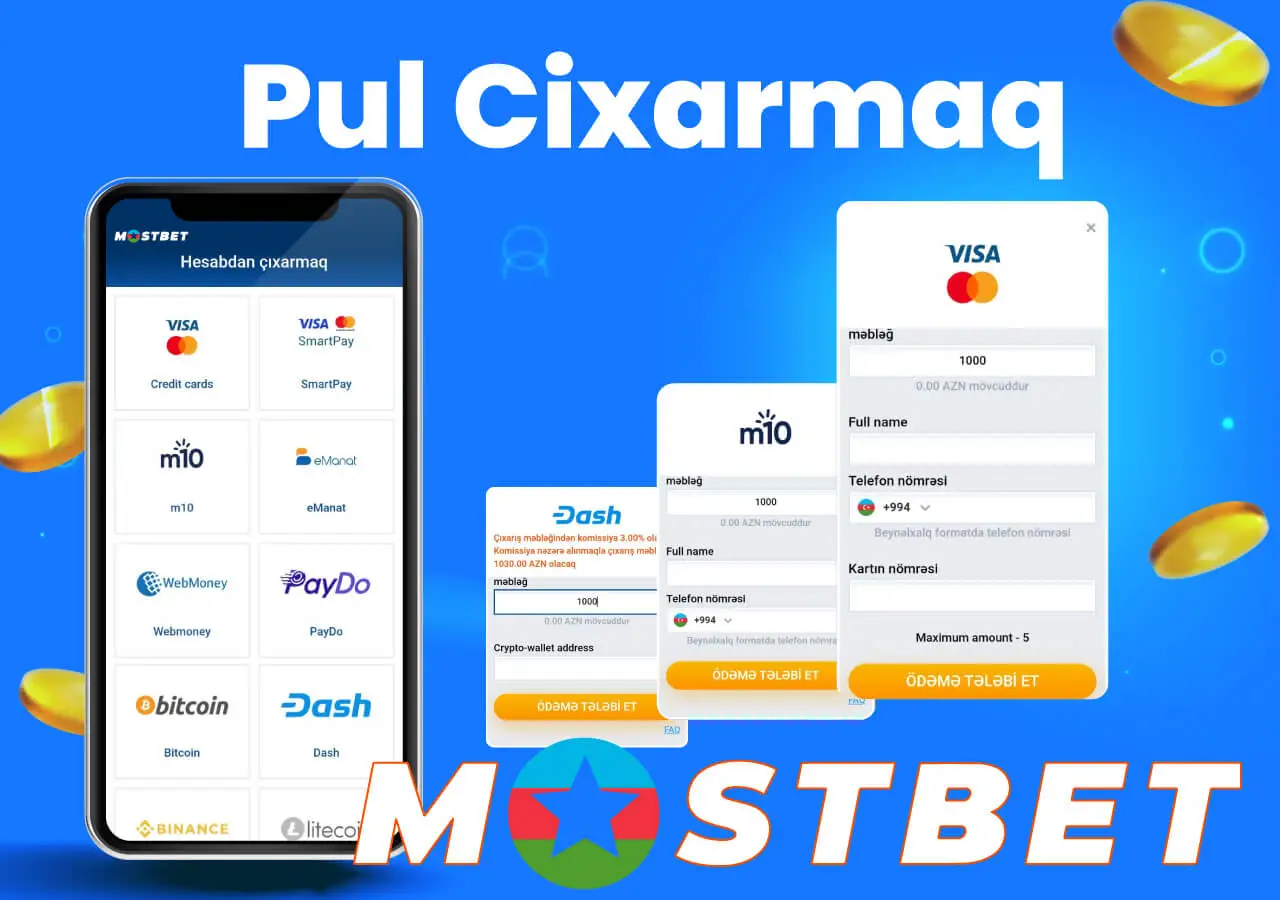 Mostbet-ə pulu necə çıxarmaq olar