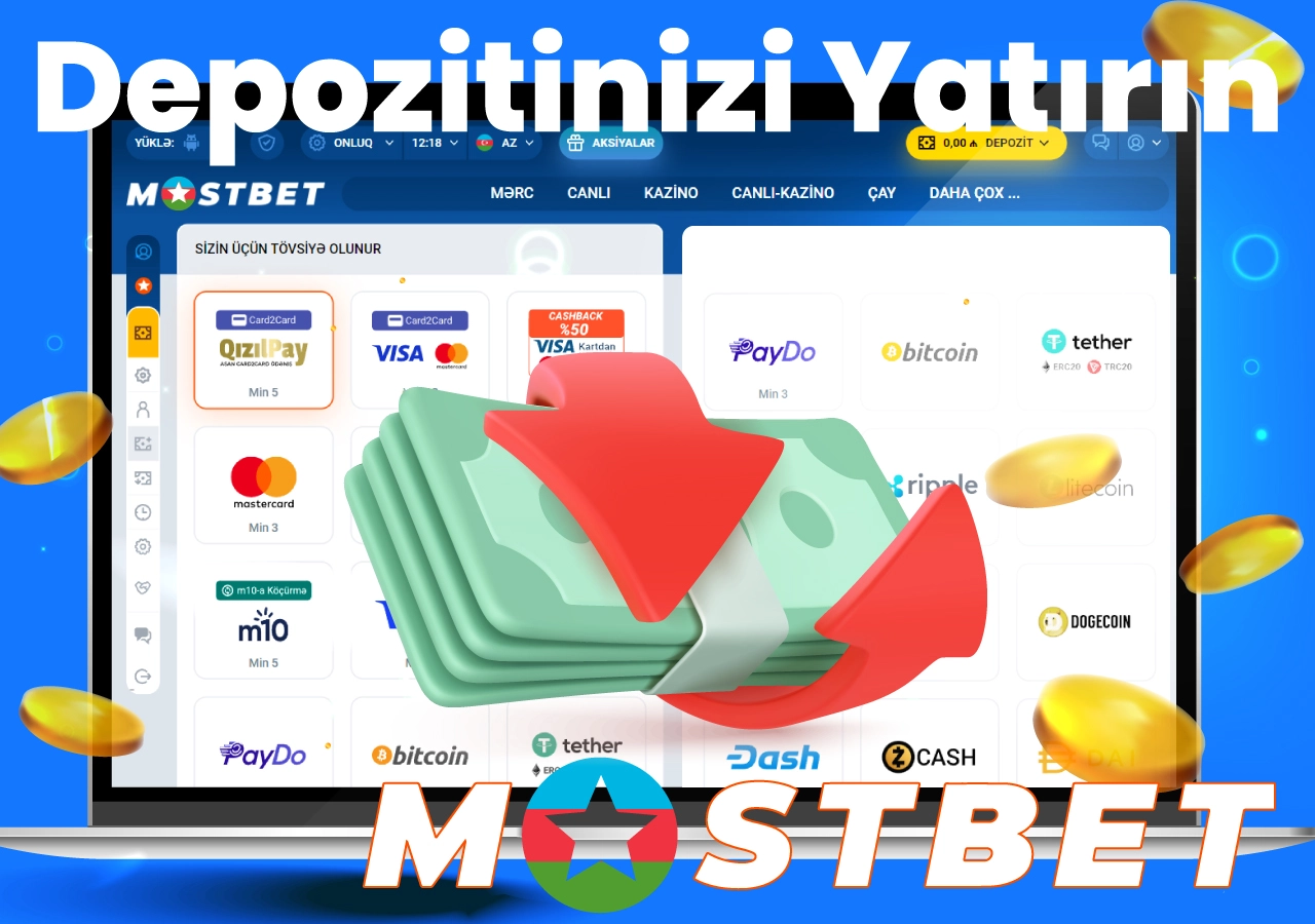 Mostbet-də ilk depozitinizi necə etmək olar