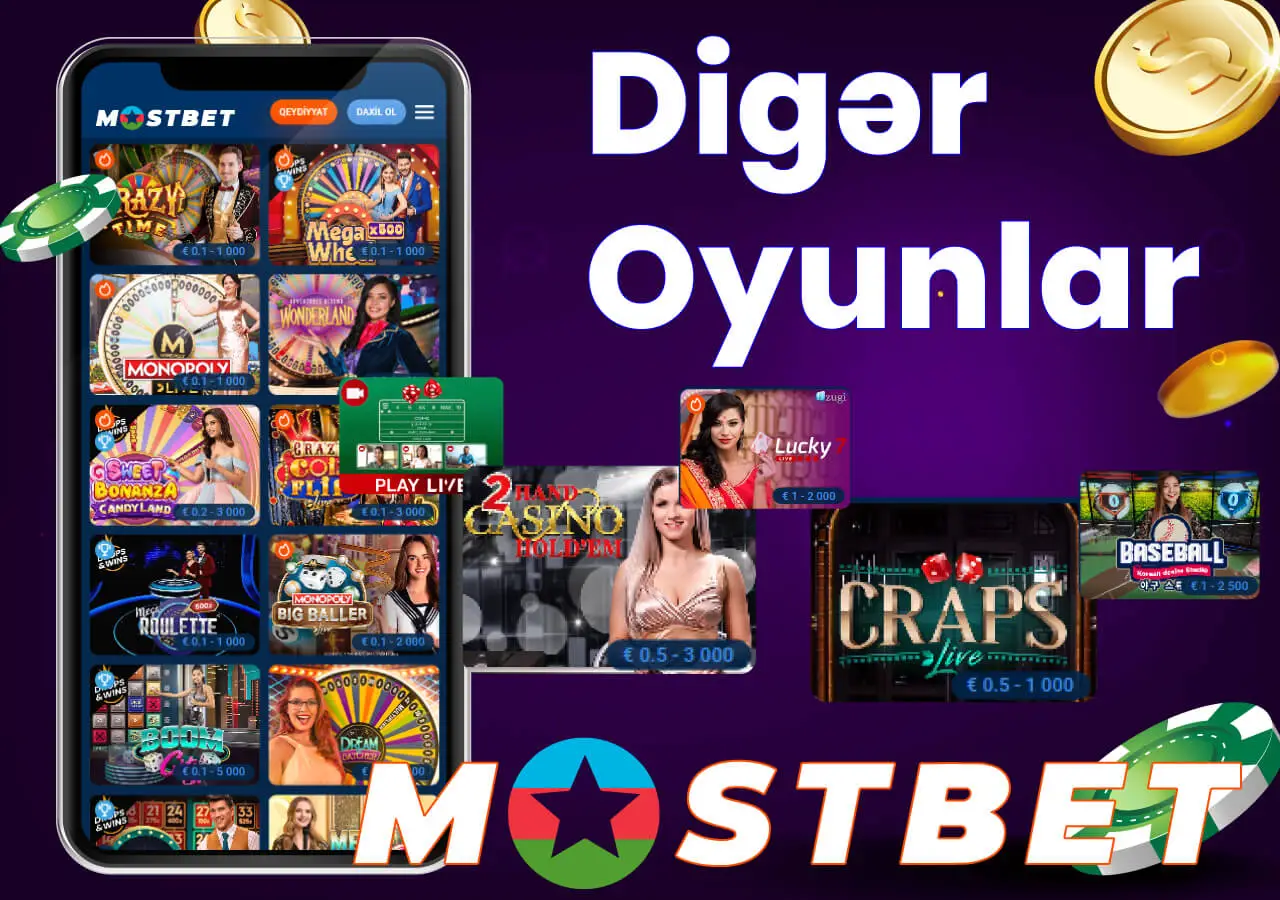 Digər Oyunlar oynayaraq bəxtinizi sınayın
