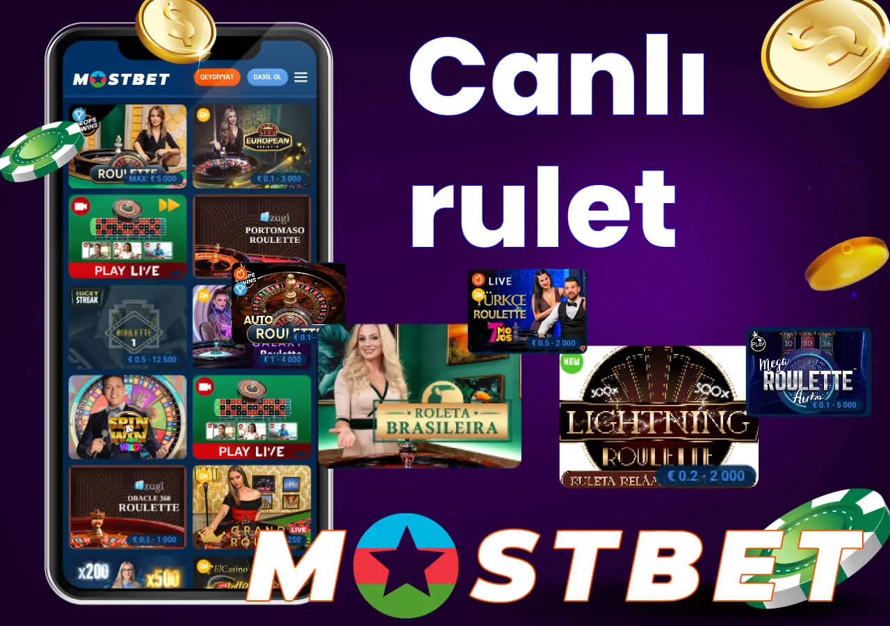 Canlı rulet oynayaraq bəxtinizi sınayın