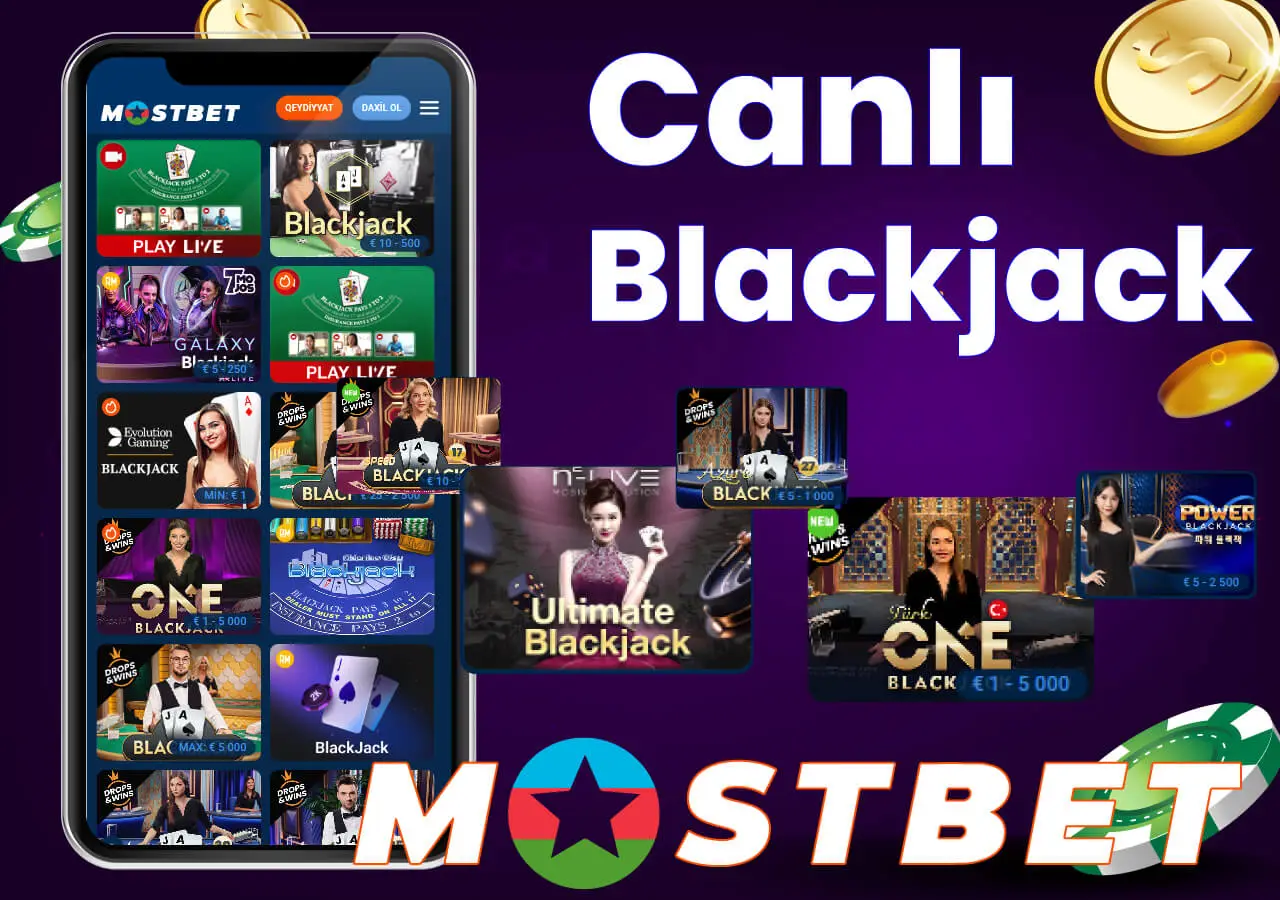 Canlı Blackjack oynayaraq bəxtinizi sınayın