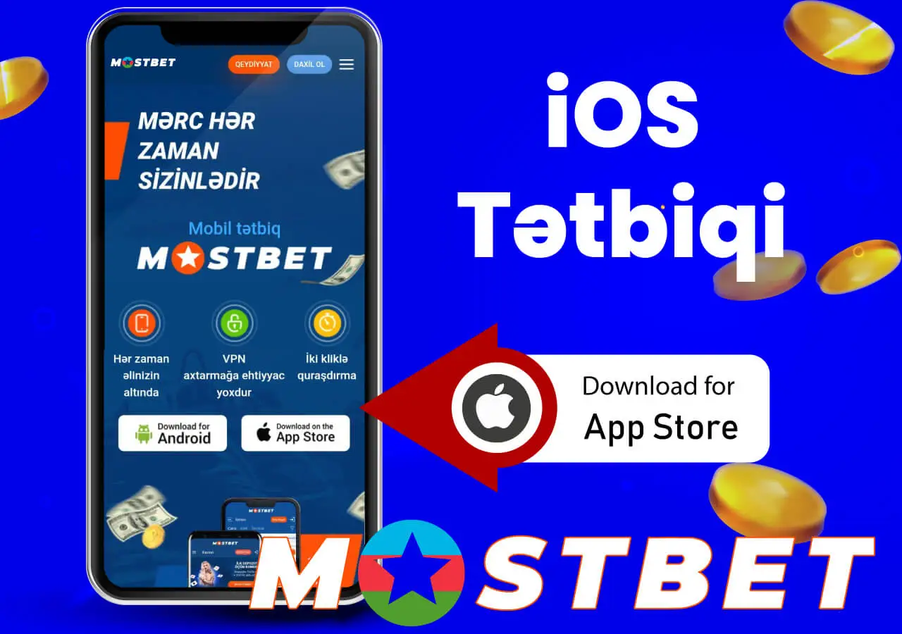 mostbet az iOS üçün mobil proqramı yükləyin