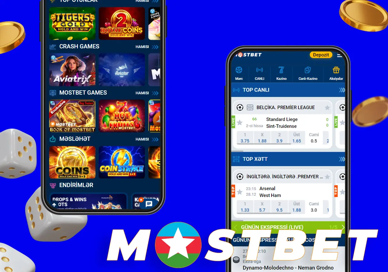 Mostbet kazino tətbiqinin üstünlükləri