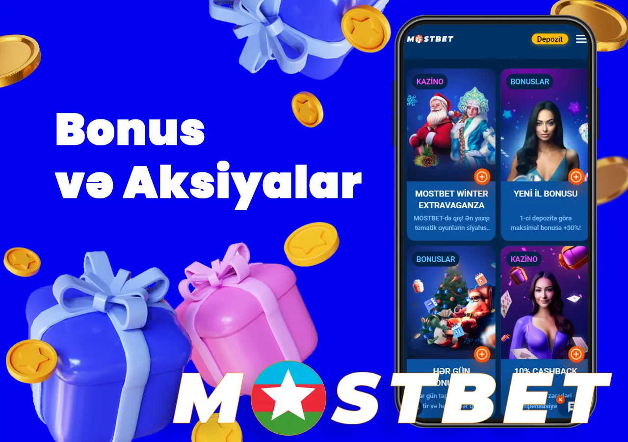 Mostbet oyunçuları üçün bonuslar və promosyonlar